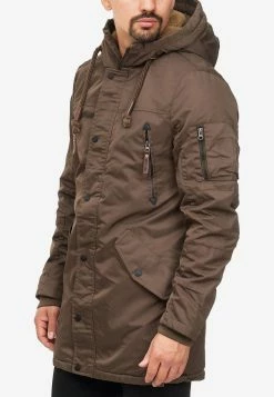Indicode Jeans Parkas Winterparka Bardsley Heren Bruin -Indicode Jeans Verkoop 2023 70ba8cac8552d5ecfc0b64bc973cf48f