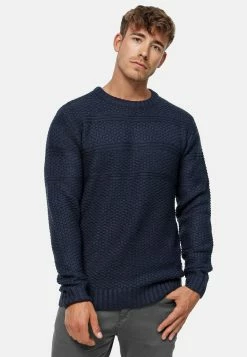 Indicode Jeans Crewneck Truien Trui Mirek Heren Navy -Indicode Jeans Verkoop 2023 70e8ae3c9210d93a4272c094d0f63ef3