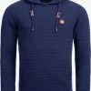 Indicode Jeans Hoodies Trui Heren Donkerblauw