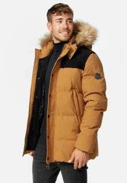 Indicode Jeans Parkas Winterparka Hexyl Heren Bruin -Indicode Jeans Verkoop 2023 71644444237bdbd28601ba565bcb7951
