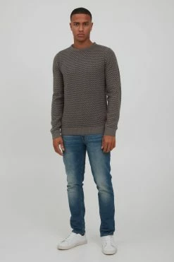 Indicode Jeans Crewneck Truien Trui Coppler Heren Grijs -Indicode Jeans Verkoop 2023 724a2565a1bfc0cbc89f72cfa08549d8