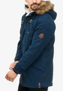 Indicode Jeans Parkas Winterparka Fann Heren Navy -Indicode Jeans Verkoop 2023 72877a77e76e197228126164be583e58