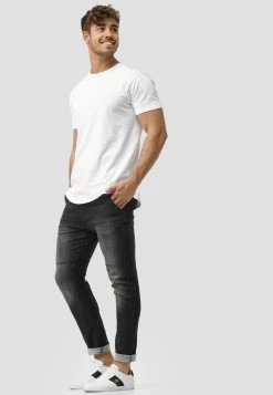 Indicode Jeans Pantalons Slimfit Broek Fabrizio Heren Zwart -Indicode Jeans Verkoop 2023 72b20ba9de678d8c50caba8b788d37c3