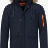 Indicode Jeans Parkas Winterparka Leicester Heren Navy -Indicode Jeans Verkoop 2023 74405e4143dac2b2c229f56e6584e905