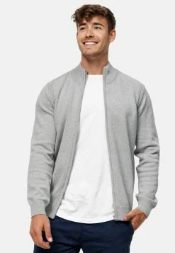 Indicode Jeans Vesten Gebreid Vest Buch Heren Lichtgrijs -Indicode Jeans Verkoop 2023 7448a759f3f145ee2023bc670f8c028b