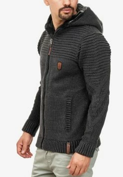 Indicode Jeans Vesten Gebreid Vest Lothian Heren Donkergrijs -Indicode Jeans Verkoop 2023 763d17f39d6b8b9b7ee2b4fceb1adc56