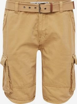 Indicode Jeans Cargo Shorts Regular Cargobroek Monroe Heren Sand