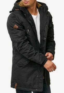 Indicode Jeans Parkas Winterparka Bardsley Heren Zwart -Indicode Jeans Verkoop 2023 77534ff31c16737fb2e7f8303575c677