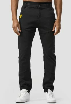 Indicode Jeans Pantalons Tapered Broek Zannes Heren Zwart -Indicode Jeans Verkoop 2023 79f07680071bf98ac7461f6f53e0903b