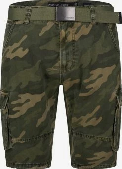 Indicode Jeans Shorts Regular Broek Blixt Heren Groen