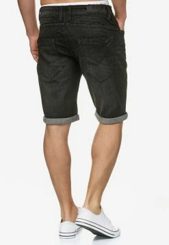 Indicode Jeans Denim Shorts Regular Jeans Caden Heren Zwart -Indicode Jeans Verkoop 2023 7b18691e0fb56841e53fe81712162702