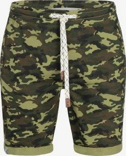 Indicode Jeans Shorts Regular Broek Aldrich Heren Olijfgroen