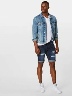 Indicode Jeans Denim Shorts Regular Jeans Kaden Holes Heren Blauw -Indicode Jeans Verkoop 2023 7cc261d2940b7cc961261e7d495211f4