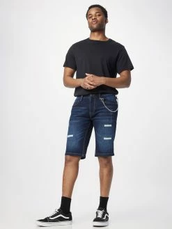 Indicode Jeans Denim Shorts Regular Jeans Kaden Heren Donkerblauw -Indicode Jeans Verkoop 2023 7f15fba212dbdaf393c235fdc4c52345