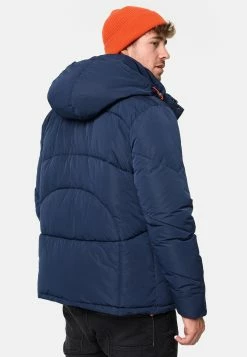 Indicode Jeans Winterjassen Winterjas Dunlap Heren Marine -Indicode Jeans Verkoop 2023 7fe08654f250d1a22086b077c67da462