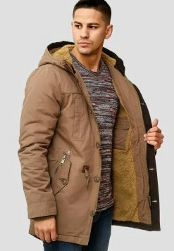 Indicode Jeans Parkas Winterparka Barge Heren Lichtbruin -Indicode Jeans Verkoop 2023 80ff7c6244d5eccda5295de491c878b8