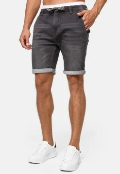 Indicode Jeans Denim Shorts Regular Broek Azibo Heren Grijs -Indicode Jeans Verkoop 2023 820616372c9b4a394c53e73fe0d12eac