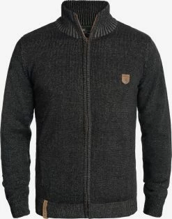 Indicode Jeans Vesten Gebreid Vest Andy Heren Zwart