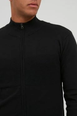 Indicode Jeans Vesten Gebreid Vest Ernoldo Heren Zwart -Indicode Jeans Verkoop 2023 8365749f0687b58090e7a5cb66be2e47