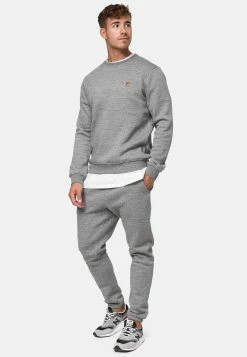 Indicode Jeans Crewneck Truien Trui Luk Heren Grijs -Indicode Jeans Verkoop 2023 83d0b358834ea1b6f91fcec107c45a6e