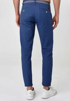 Indicode Jeans Chinos Slimfit Chino Bryne Heren Kobaltblauw -Indicode Jeans Verkoop 2023 83fc0c485b799f77332a950fe4a3d013