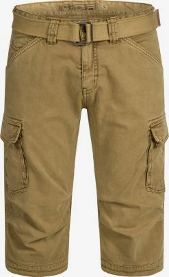 Indicode Jeans Cargo Shorts Regular Cargobroek Nicolas Heren Bruin