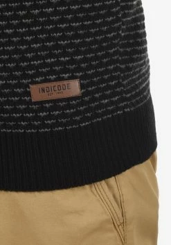 Indicode Jeans Coltruien Trui Copent Heren Zwart -Indicode Jeans Verkoop 2023 8449a0518e2bb60bcf868588d96e1b53