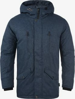 Indicode Jeans Parkas Winterparka Scipio Heren Blauw / Marine / Navy / Donkerblauw