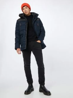 Indicode Jeans Winterjassen Winterjas Heren Navy / Enziaan -Indicode Jeans Verkoop 2023 85a81f71e0aa2dce42476ac9cbb211cf