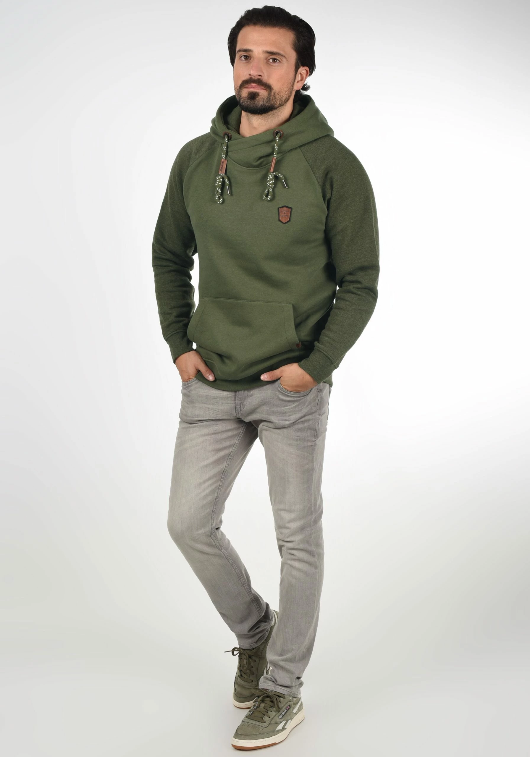 Indicode Jeans Hoodies Sweatshirt Toney Heren Groen 5 Indicode Jeans Hoodies Sweatshirt Toney Heren Groen - Afbeelding 3