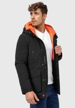 Indicode Jeans Parkas Winterparka Heren Zwart -Indicode Jeans Verkoop 2023 85c806f7f36ece998fa41805fe63a8b5