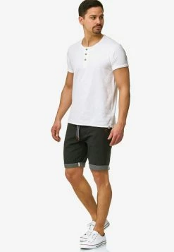 Indicode Jeans Shorts Regular Broek Acton Heren Zwart -Indicode Jeans Verkoop 2023 85e4f513ba7d74a39e5a4d129d7572fa