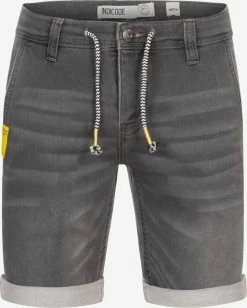 Indicode Jeans Denim Shorts Regular Broek Azibo Heren Grijs