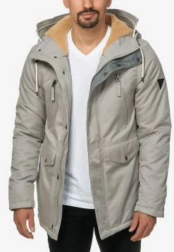 Indicode Jeans Parkas Winterparka Loaf Heren Grijs -Indicode Jeans Verkoop 2023 87d13ae4eea9ad74a08fa77152d23216