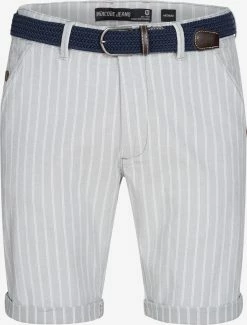 Indicode Jeans Chino Shorts Regular Chino Heren Grijs