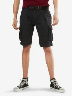 Indicode Jeans Cargo Shorts Regular Cargobroek Monroe Heren Zwart -Indicode Jeans Verkoop 2023 88bec34899861974a401e8173781e7a5