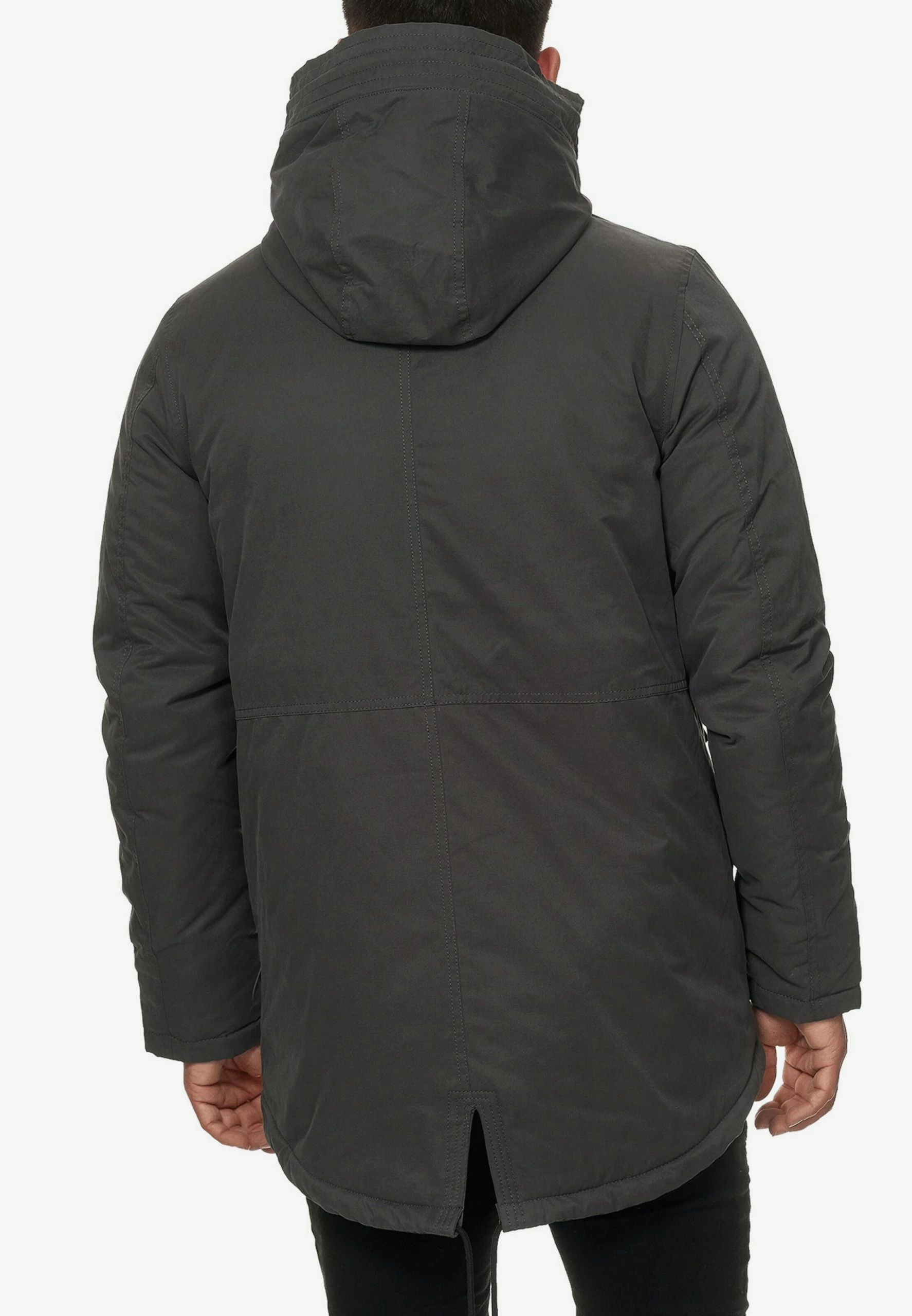 Indicode Jeans Parkas Winterparka Loaf Heren Donkergrijs 7 Indicode Jeans Parkas Winterparka Loaf Heren Donkergrijs - Afbeelding 5