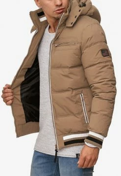 Indicode Jeans Winterjassen Winterjas Marlon Heren Bruin -Indicode Jeans Verkoop 2023 88e63f3cf61688133248fafa22548994