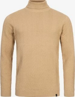 Indicode Jeans Coltruien Trui Saini Heren Beige