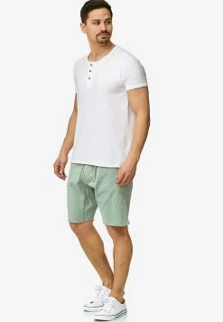 Indicode Jeans Chino Shorts Loosefit Chino Carver Heren Pastelblauw -Indicode Jeans Verkoop 2023 8979f4dddeb6816438575134d32cdc0b
