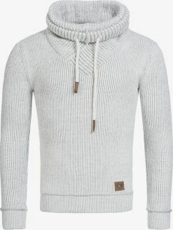 Indicode Jeans Coltruien Trui Keshawn Heren Wit