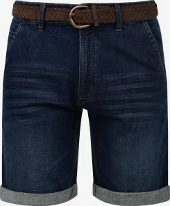 Indicode Jeans Shorts Regular Broek Quincy Heren Donkerblauw