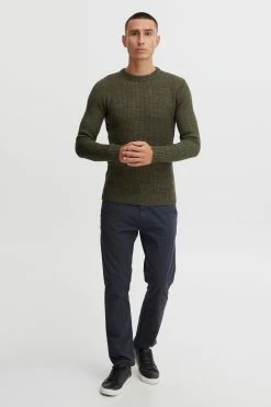 Indicode Jeans Crewneck Truien Trui Heren Groen -Indicode Jeans Verkoop 2023 8a64f9ca33e5406fe2e2dc404cb3bc5a