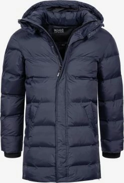 Indicode Jeans Parkas Winterparka Leugene Heren Blauw
