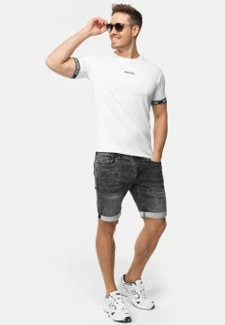 Indicode Jeans Denim Shorts Regular Jeans Delmare Heren Zwart -Indicode Jeans Verkoop 2023 8ed68d054925261f06553ef0ab967c13