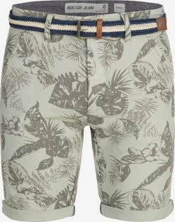 Indicode Jeans Shorts Regular Broek Curtain Heren Rookgrijs