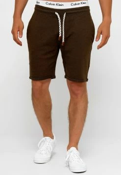 Indicode Jeans Shorts Regular Broek Aldrich Heren Bruin