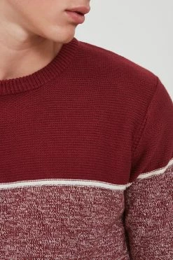 Indicode Jeans Crewneck Truien Trui LYNN Heren Rood -Indicode Jeans Verkoop 2023 909785eb105ba878dffc0193f3214c69