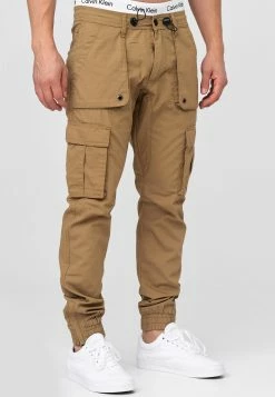Indicode Jeans Cargobroeken Regular Cargobroek Leonard Heren Lichtbruin -Indicode Jeans Verkoop 2023 909aa4dd7618b09e7366794bdedd5888