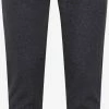 Indicode Jeans Sweatpants Tapered Broek Napanee Heren Grijs Gemêleerd
